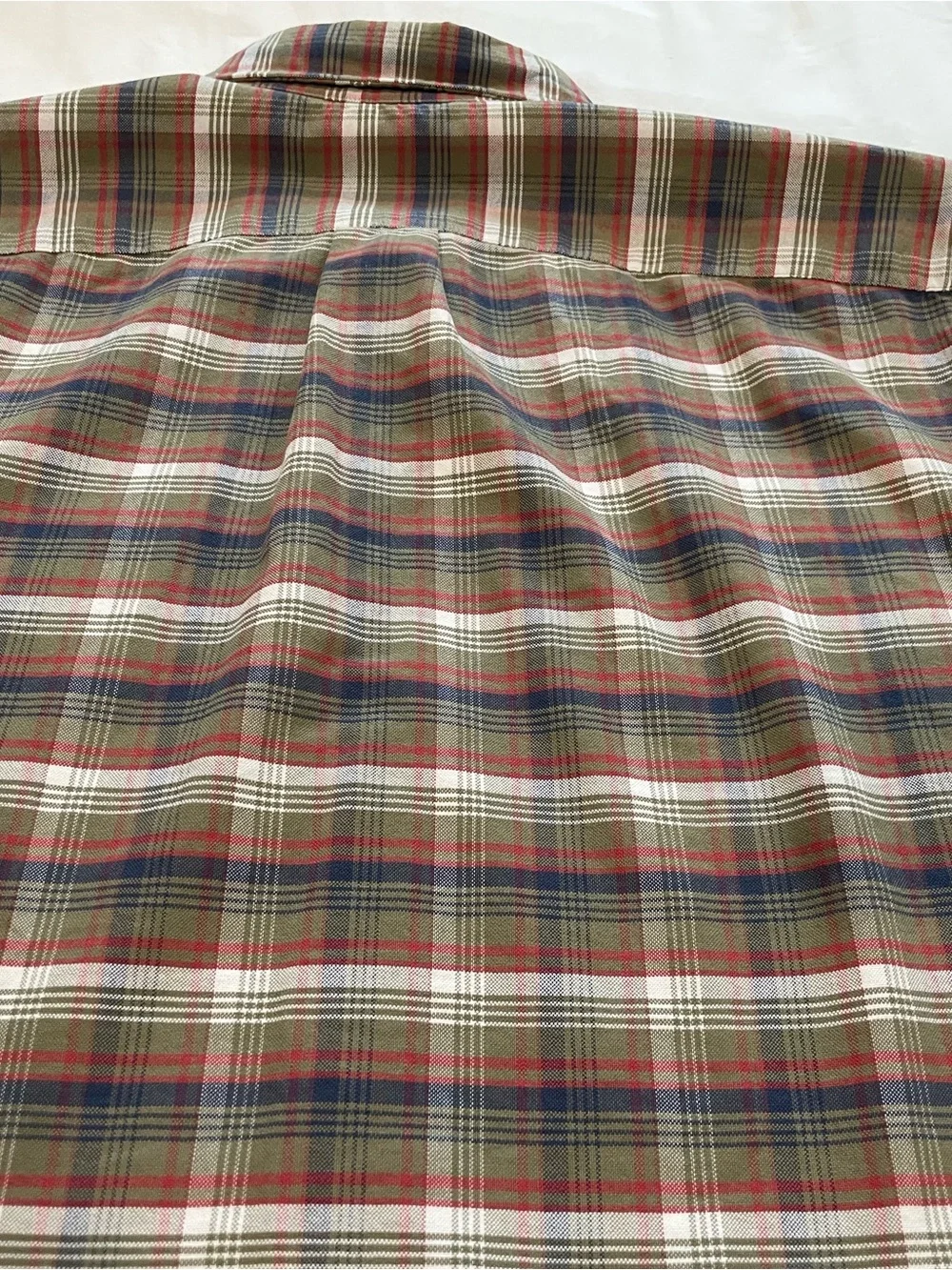 J Crew Men's Plaid Button-Down Slim Oxford Shirt Long Sleeve